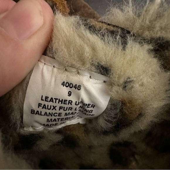 Minnetonka Women's Jacqueline Indoor Outdoor Moccasin Brown w Cheetah Faux Fur 9 - Picture 8 of 8